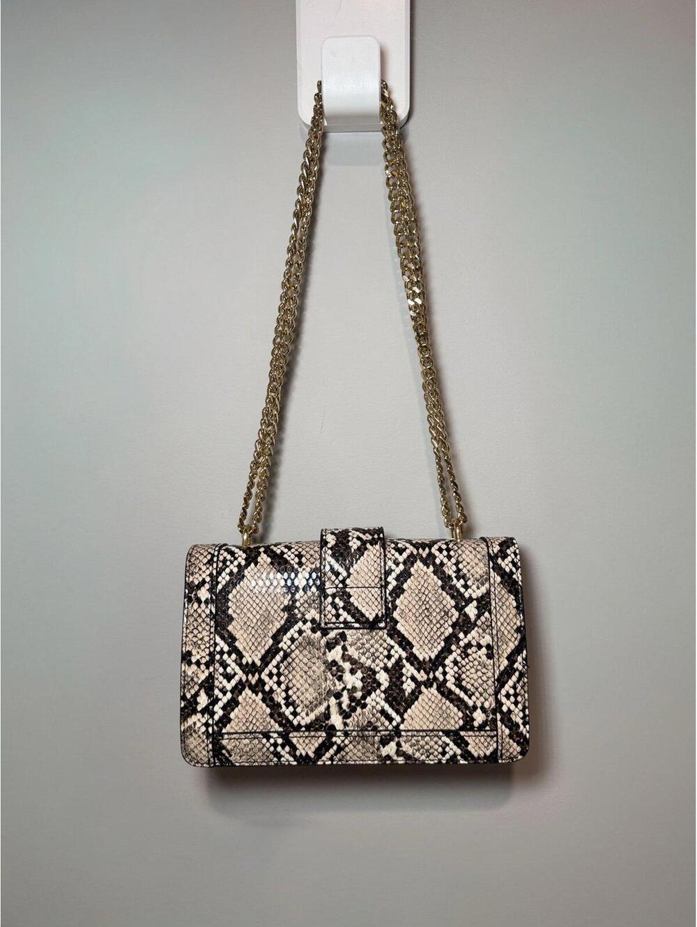 Snake print leather bag - Picture 5 of 6